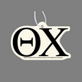 Paper Air Freshener W/ Tab - Greek Letters: Theta Chi